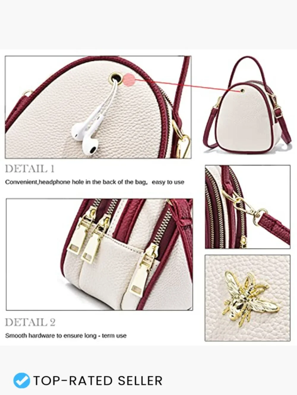 Stylish Small Crossbody Bag Trendy Cell Phone Purse Hobo Shoulder Wallet